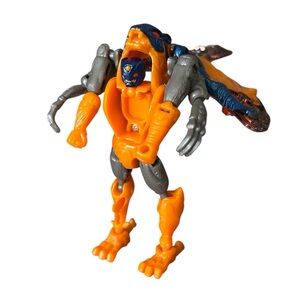 Vintage 1998 Hasbro Transformers Beast Wars Transmetal 2 Night Glider Toy Figure